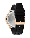 Tommy Hilfiger Blaze Multifunction Black Dial Black Rubber Strap Watch For Men - 1792028 Buy Now By Tommy Hilfiger