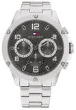 Tommy Hilfiger Blaze Chronograph Black Dial Silver Steel Strap Watch For Men - 1792029 Buy Now By Tommy Hilfiger