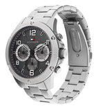 Tommy Hilfiger Blaze Chronograph Black Dial Silver Steel Strap Watch For Men - 1792029 Buy Now By Tommy Hilfiger