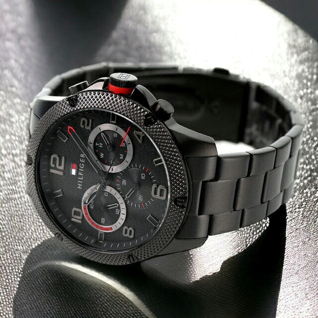 Tommy Hilfiger Blaze Chronograph Black Dial Black Steel Strap Watch For Men - 1792030 Buy Now By Tommy Hilfiger
