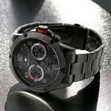 Tommy Hilfiger Blaze Chronograph Black Dial Black Steel Strap Watch For Men - 1792030 Buy Now By Tommy Hilfiger