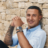 Tommy Hilfiger Lars Chronograph Blue Dial Silver Steel Strap Watch For Men - 1792059 Buy Now By Tommy Hilfiger