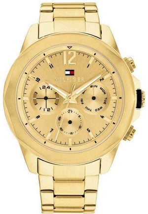 Tommy Hilfiger Lars Chronograph Gold Dial Gold Steel Strap Watch For Men - 1792060 Buy Now By Tommy Hilfiger