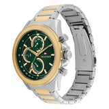 Tommy Hilfiger Clark Chronograph Blue Dial Two Tone Steel Strap Watch For Men - 1792079 Buy Now By Tommy Hilfiger