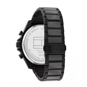 Tommy Hilfiger Clark Chronograph Black Dial Black Steel Strap Watch For Men - 1792081 Buy Now By Tommy Hilfiger