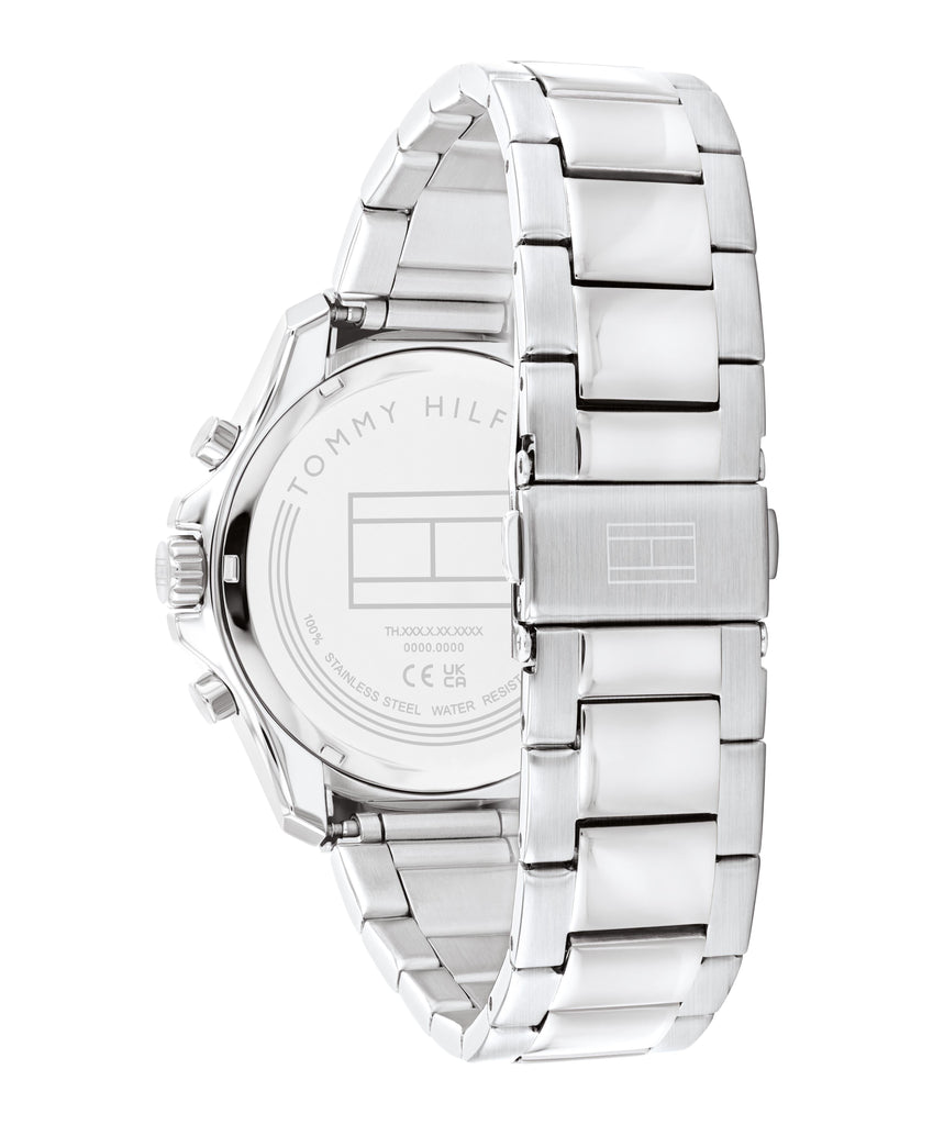 Tommy Hilfiger Jordan Chronograph Blue Dial Silver Steel Strap Watch For Men - 1792094 Buy Now By Tommy Hilfiger