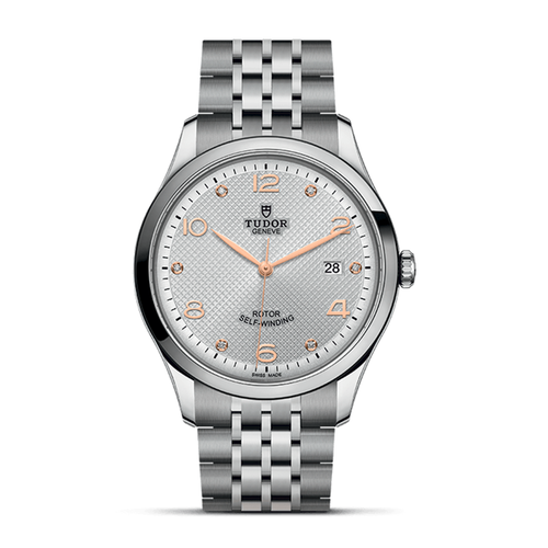 Tudor 1926 Automatic Diamonds Silver Dial Silver Steel Strap Watch for Men - M91650-0003 Buy Now By Tudor