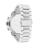 Tommy Hilfiger Troy Chronograph Blue Dial Silver Steel Strap Watch For Men - 1792104 Buy Now By Tommy Hilfiger
