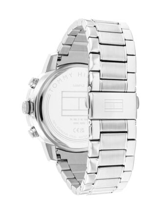 Tommy Hilfiger Clark Chronograph Blue Dial Silver Steel Strap Watch For Men - 1792080 Buy Now By Tommy Hilfiger