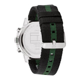 Tommy Hilfiger Troy Chronograph Green Dial Two Tone Nylon Strap Watch For Men - 1792107 Buy Now By Tommy Hilfiger
