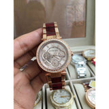 Michael Kors Parker Rose Gold Dial Two Tone Steel Strap Watch for Women - MK6239 Buy Now By Michael Kors