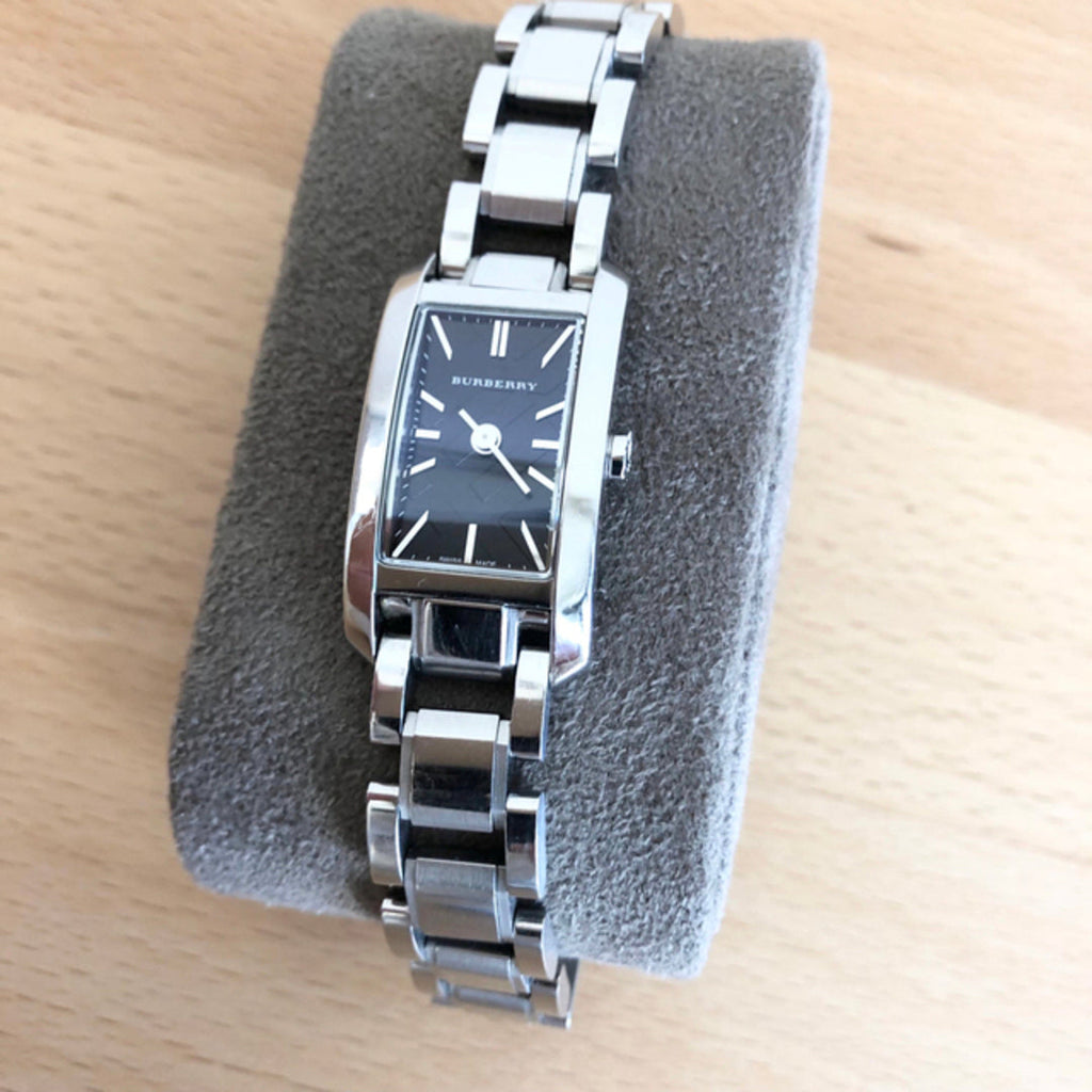 Burberry Heritage Black Dial Silver Steel Strap Watch For Women - BU9601 Buy Now By Burberry
