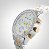 Michael Kors Ritz Chronograph White Dial Two Tone Steel Strap Watch for Women - MK5057 Buy Now By Michael Kors