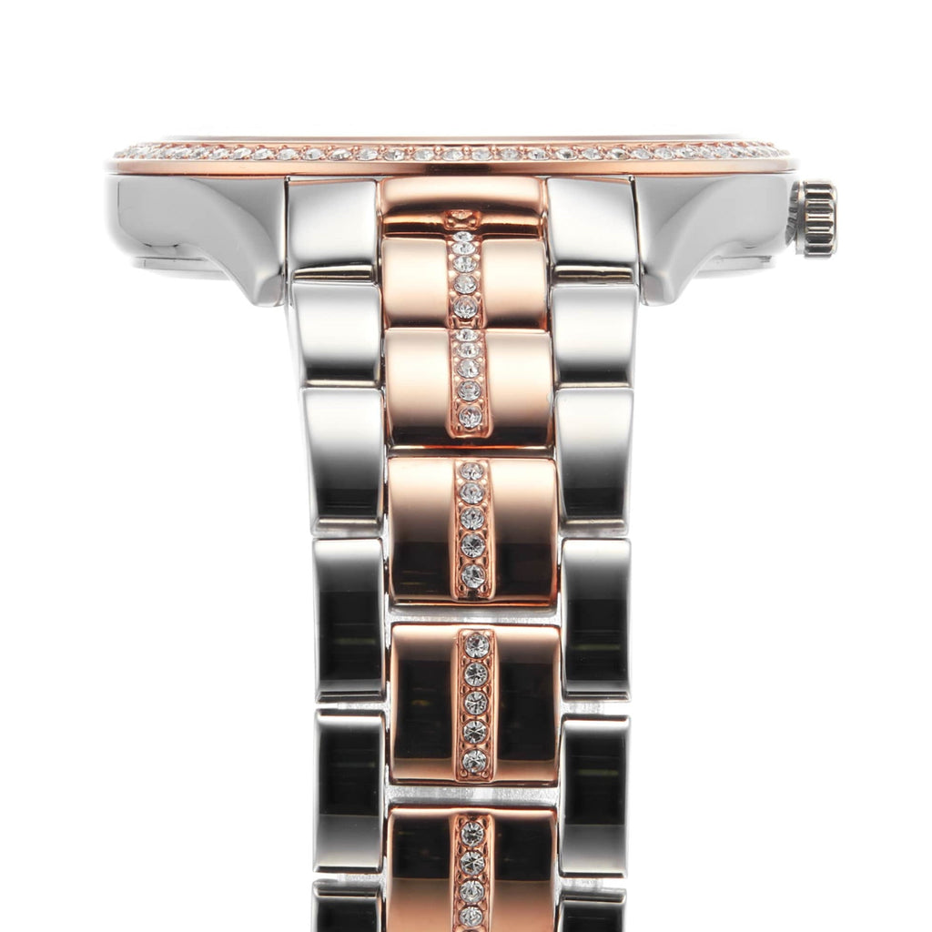 Michael Kors Lauryn Mother of Pearl Dial Two Tone Steel Strap Watch For Women - MK3979 Buy Now By Michael Kors