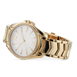 Michael Kors Whitney Three-Hand White Dial Gold Steel Strap Watch For Women - MK6693 Buy Now By Michael Kors