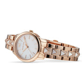 Michael Kors Runway Mercer Mother of Pearl White Dial Two Tone Steel Strap Watch For Women - MK6674 Buy Now By Michael Kors