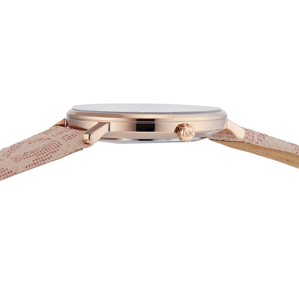 Michael Kors Pyper Quartz White Dial Pink Leather Strap Watch For Women - MK2859 Buy Now By Michael Kors