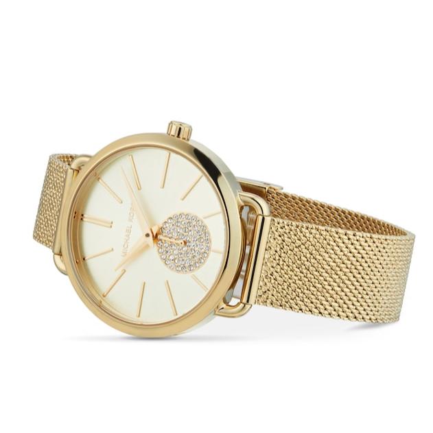 Michael Kors Portia Gold Dial Gold Mesh Bracelet Watch for Women - MK3844 Buy Now By Michael Kors