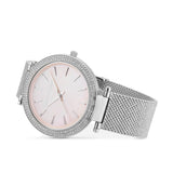 Michael Kors Darci Analog Pink Dial Silver Mesh Bracelet Watch For Women - MK4518 Buy Now By Michael Kors