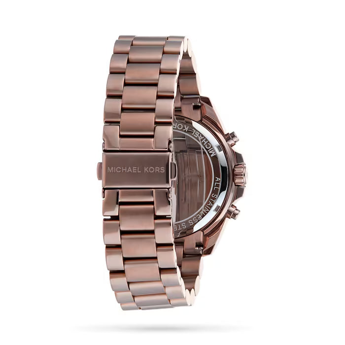 Michael Kors Bradshaw Chronograph Brown Dial Brown Steel Strap Watch For Women - MK6247 Buy Now By Michael Kors