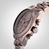 Michael Kors Bradshaw Chronograph Brown Dial Brown Steel Strap Watch For Women - MK6247 Buy Now By Michael Kors