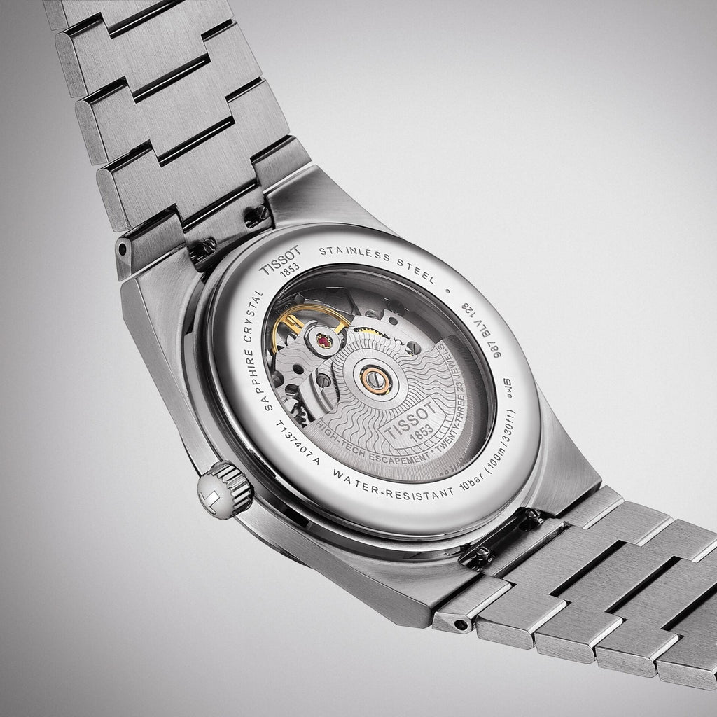 Tissot PRX Powermatic 80 Black Dial Silver Steel Strap Watch for Men - T137.207.11.051.00 Buy Now By Tissot