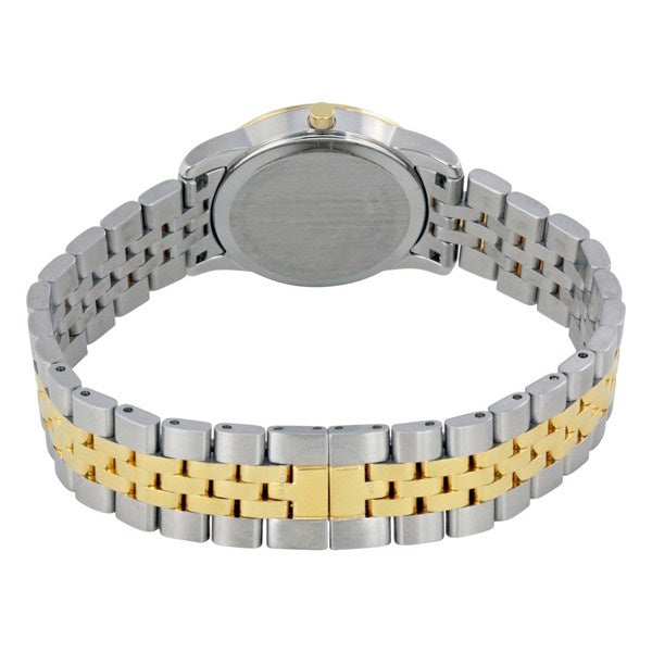 Movado Museum Classic Diamonds Mother of Pearl Dial Two Tone Steel Strap Watch For Women - 0606613 Buy Now By Movado