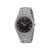 Michael Kors Channing Diamonds Black Dial Silver Steel Strap Watch for Women - MK6089 Buy Now By Michael Kors
