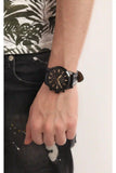 Fossil Goodwin Chronograph Black Dial Black Leather Strap Watch for Men - FS5585 Buy Now By Fossil