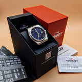 Tissot PRX Powermatic 80 Blue Dial Blue Leather Strap Watch for Men - T137.407.16.041.00 Buy Now By Tissot