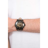 Fossil Townsman Automatic Black Dial Brown Leather Strap Watch for Men - ME3155 Buy Now By Fossil