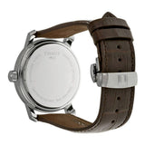Tissot T Classic Bridgeport Silver Dial Brown Leather Strap Watch For Men - T097.410.16.038.00 Buy Now By Tissot