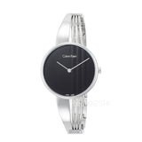Calvin Klein Drift Black Dial Silver Steel Strap Watch for Women - K6S2N111 Buy Now By Calvin Klein