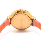 Marc Jacobs Sally White Dial Orange Leather Strap Watch for Women - MBM1355 Buy Now By Marc Jacobs