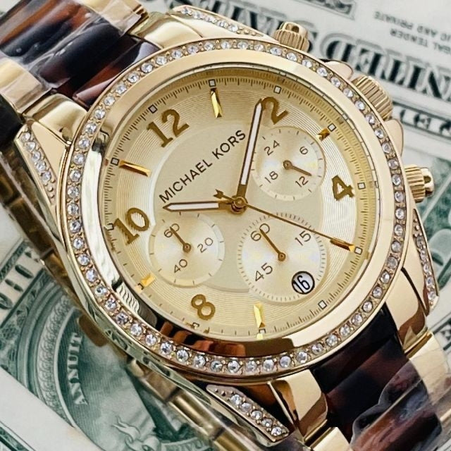 Michael Kors Blair Gold Dial Two Tone Steel Strap Watch for Women - MK6094 Buy Now By Michael Kors