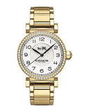 Coach Madison White Dial Gold Steel Strap Watch for Women - 14502397 Buy Now By Coach