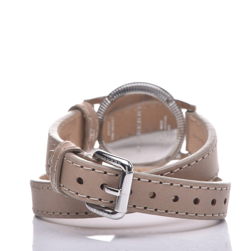 Burberry Utilitarian White Dial Pink Leather Strap Watch for Women - BU7847 Buy Now By Burberry