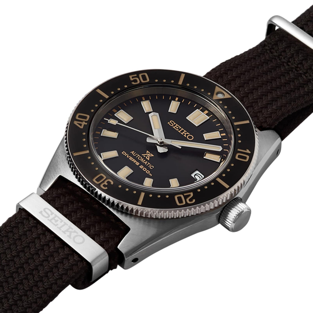 Seiko Prospex 1965 Diver’s Re-Interpretation Automatic Black Dial Brown NATO Strap Watch For Men - SPB239J1 Buy Now By Seiko