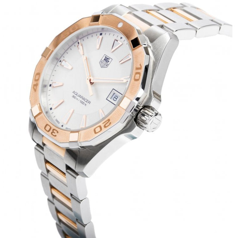Tag Heuer Aquaracer White Dial Watch for Men - WAY1150.BD0911 Buy Now By Tag Heuer