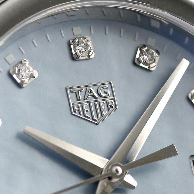 Tag Heuer Link Quartz Diamonds Blue Mother of Pearl Dial Silver Steel Strap Watch for Women - WBC1313.BA0600 Buy Now By Tag Heuer