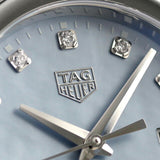Tag Heuer Link Quartz Diamonds Blue Mother of Pearl Dial Silver Steel Strap Watch for Women - WBC1313.BA0600 Buy Now By Tag Heuer