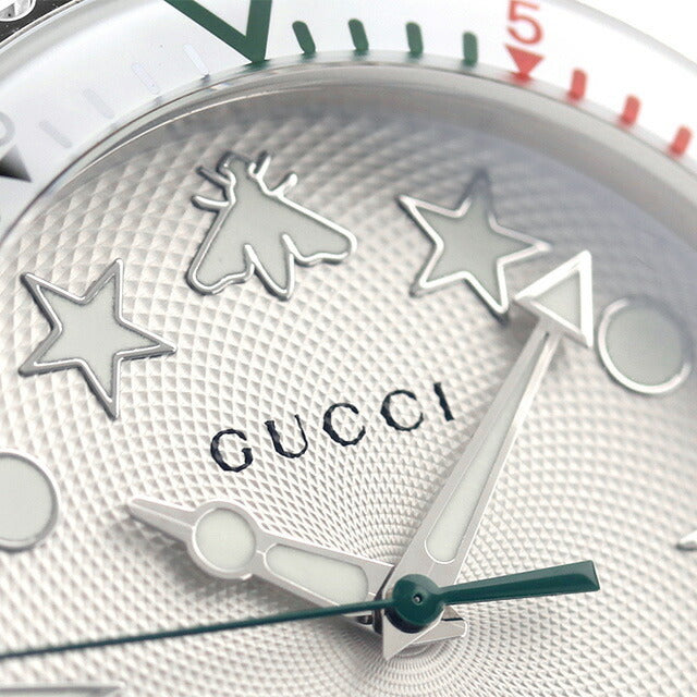 Gucci Dive Quartz White Dial White Rubber Strap Watch For Men - YA136337 Buy Now By Gucci