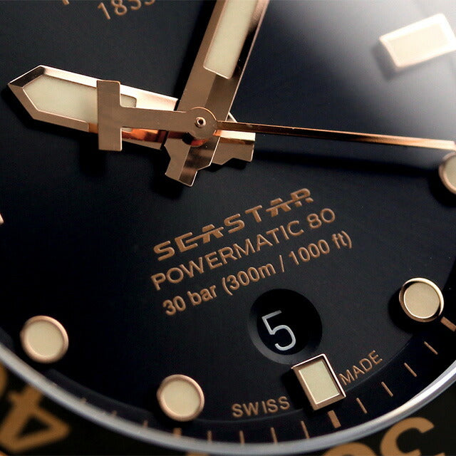 Tissot Seastar 1000 Powermatic 80 Black Dial Black Rubber Strap Watch for Men - T120.407.37.051.01 Buy Now By Tissot