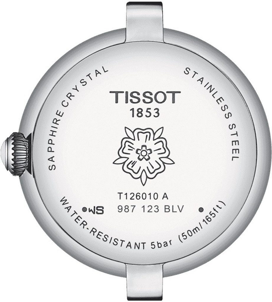 Tissot Bellissima Small Lady Light Blue Dial Silver Steel Strap Watch for Women - T126.010.11.133.00 Buy Now By Tissot