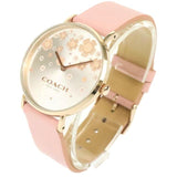 Coach Perry Silver Dial Pink Leather Strap Watch For Women - 14503325 Buy Now By Coach