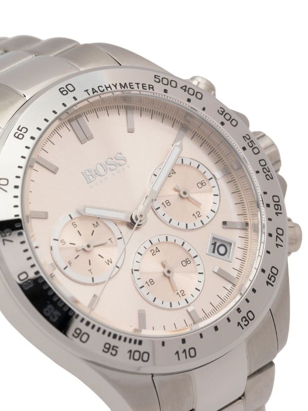Hugo Boss Novia Pink Dial Silver Steel Strap Watch for Women - 1502615 Buy Now By Hugo Boss