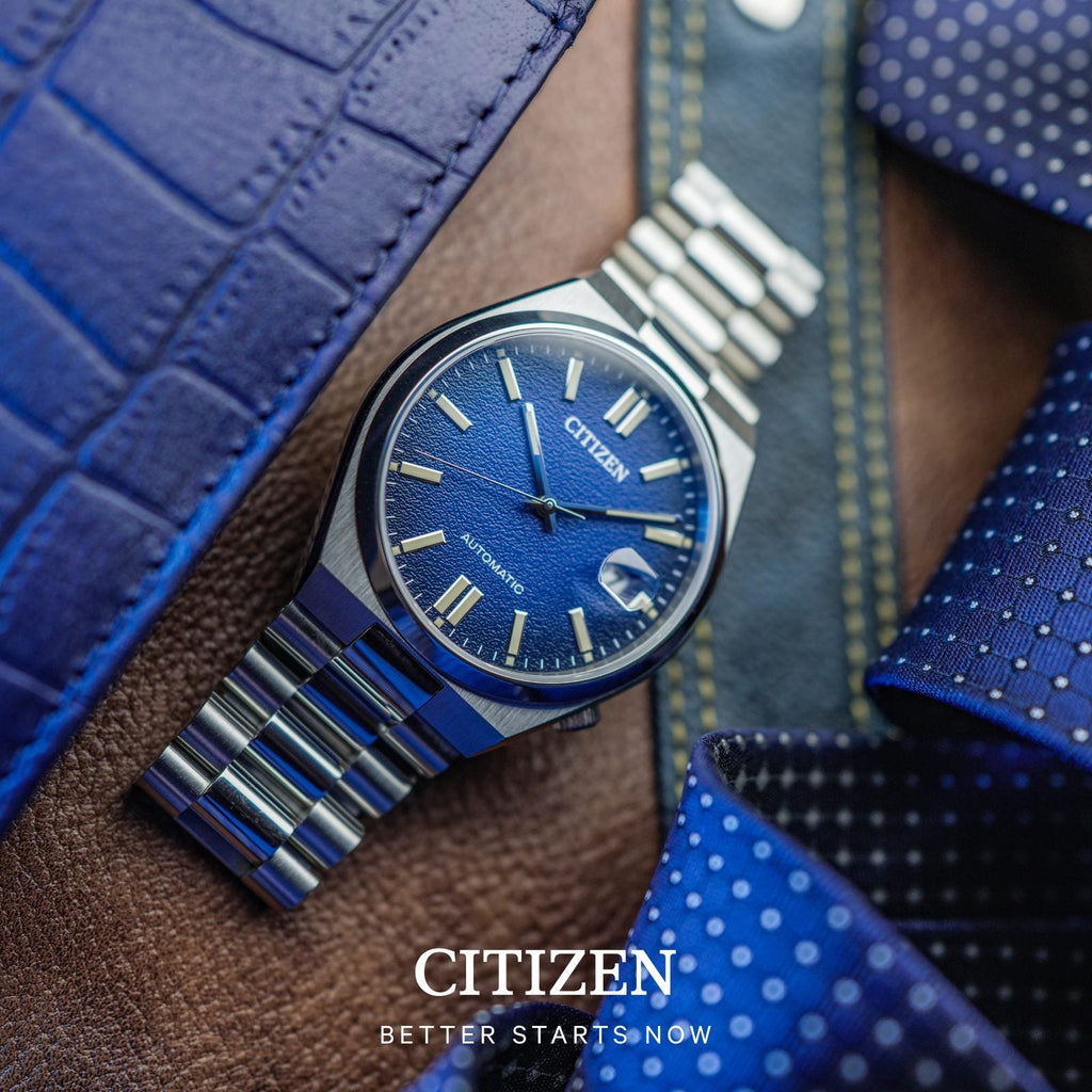 Citizen Tsuyosa Automatic Dark Blue Dial Silver Steel Strap Watch For Men - NJ0151-88L Buy Now By Citizen