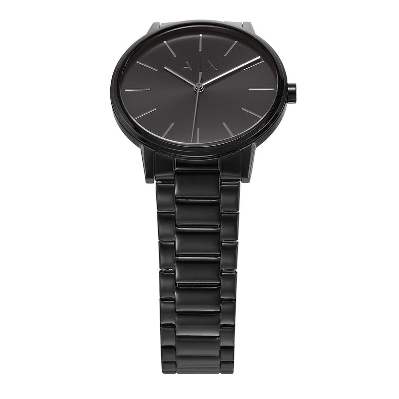 Armani Exchange Cayde Analog Black Dial Black Steel Strap Watch For Men - AX2701 Buy Now By Armani Exchange