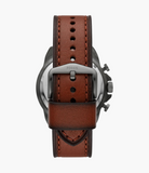 Fossil Bronson Chronograph Grey Dial Brown Leather Strap Watch for Men - FS5855 Buy Now By Fossil