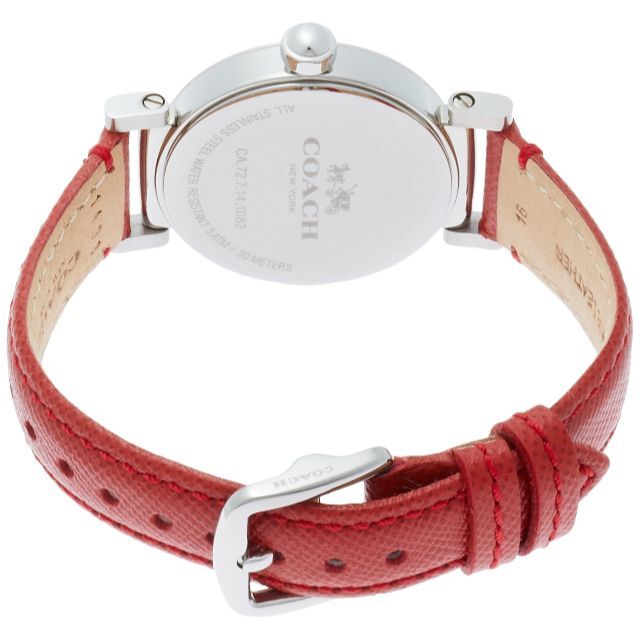 Coach Madison White Dial Red Leather Strap Watch for Women - 14502407 Buy Now By Coach